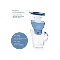 Brita Marella Cool Water Filter Jug 2.4 Litres With 1 MAXTRA PRO Cartridge Blue
