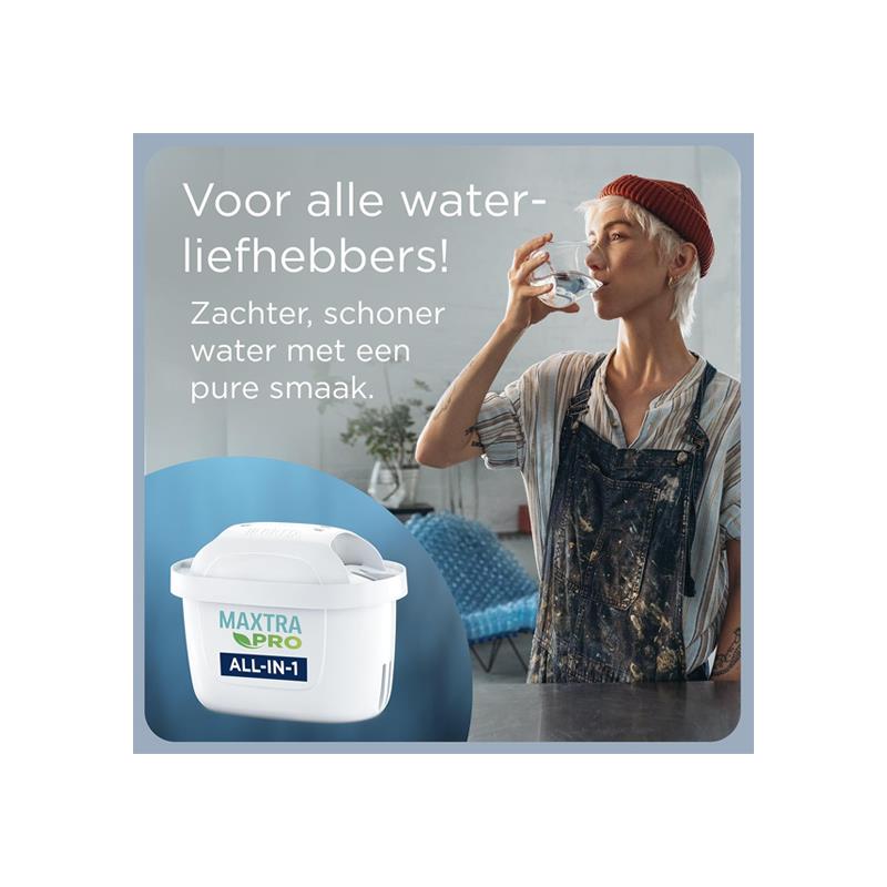 Brita Marella Cool Water Filter Jug 2.4 Litres With 1 MAXTRA PRO Cartridge Blue