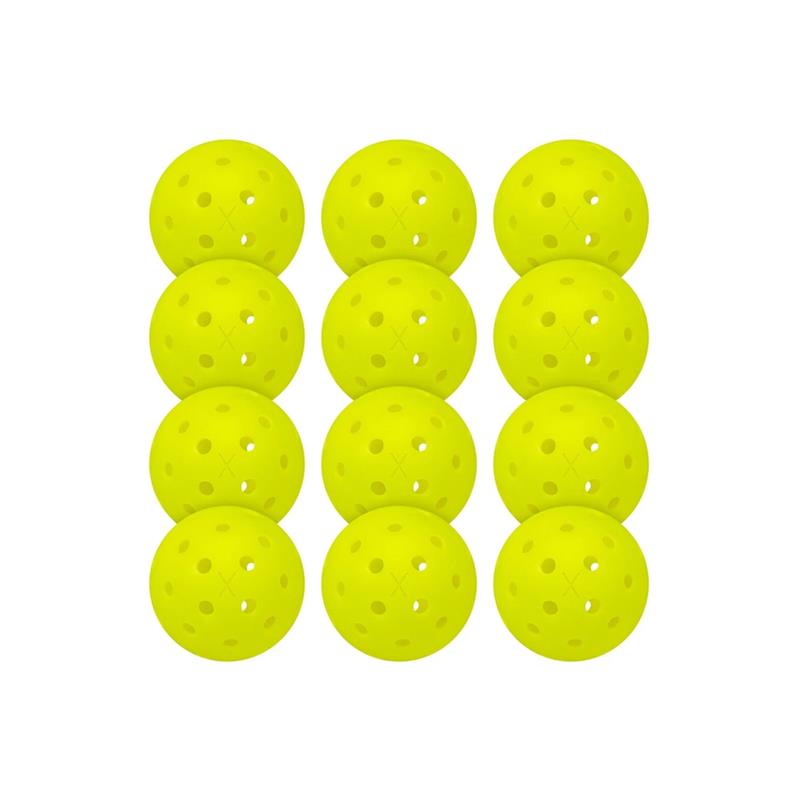 Franklin Outdoor X-40 Pickleball Vellum Pack of 12 Optic Yellow Main image