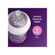 Philips Avent Natural Baby Bottle With Natural Response Teat Anti-Colic Valve 6m+ 330ml 2 Pack Transparent