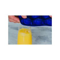 BarCraft Flexible Penguin Shape Ice Cube Tray Rubber Blue