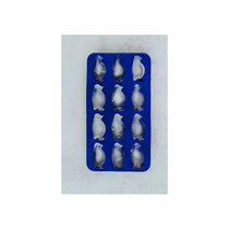 BarCraft Flexible Penguin Shape Ice Cube Tray Rubber Blue