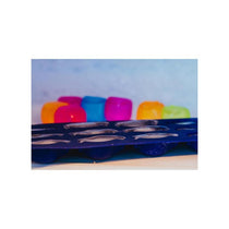 BarCraft Flexible Penguin Shape Ice Cube Tray Rubber Blue