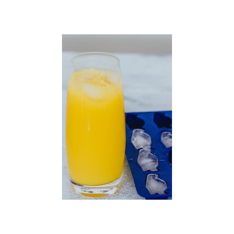 BarCraft Flexible Penguin Shape Ice Cube Tray Rubber Blue