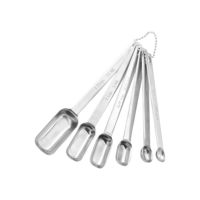Judge Kitchen Jar Measure Spoons 6 Piece Stainless Steel Silver Main image