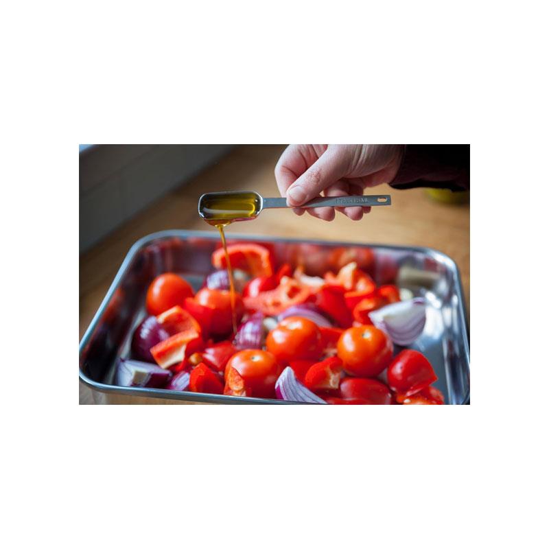 Judge Kitchen Jar Measure Spoons 6 Piece Stainless Steel Silver