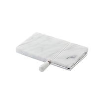 Judge Marble Cheese Board And Cutter 21cm x 20cm White