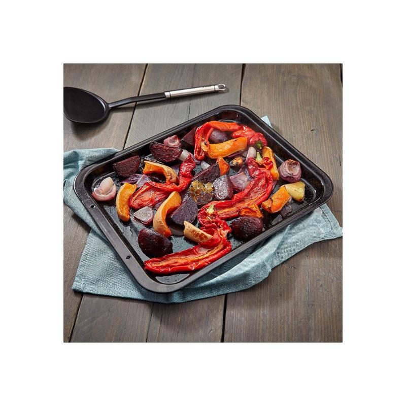 Judge Ovenware Enamel Baking Tray Granite 38 x 30 x 2cm Black Secondary image
