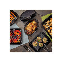 Judge Ovenware Enamel Baking Tray Granite 38 x 30 x 2cm Black