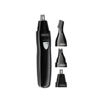 Wahl 3 In 1 Personal Trimmer Ear Nose Eyebrow Facial Hair Trimmer Rechargeable Washable Heads Black