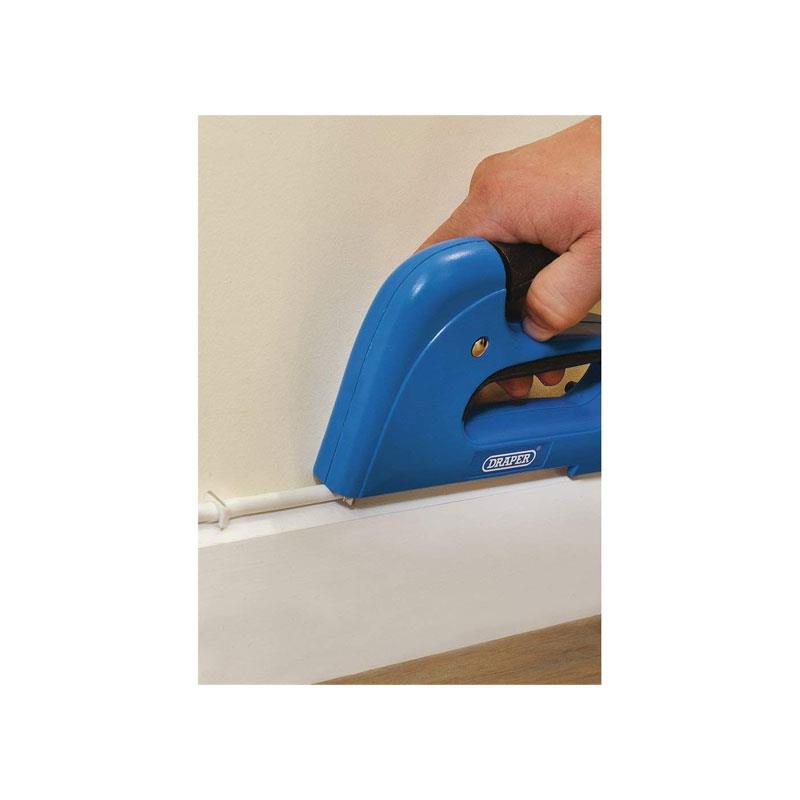 Draper All-In-One Wiring Wire Cable Tacker Blue/Black