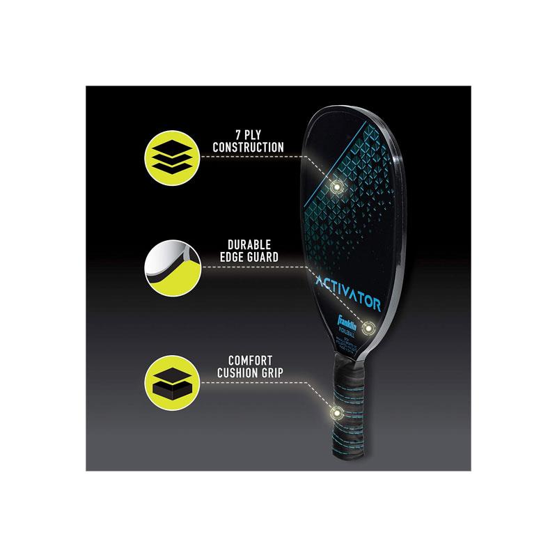 Franklin Activator Wooden Pickleball Paddle Black/Blue