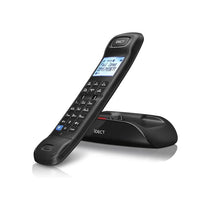 iDECT Loop Lite Plus Single Call Blocker DECT Cordless Phone Built-In 25 Minute Answering Machine Caller ID Black