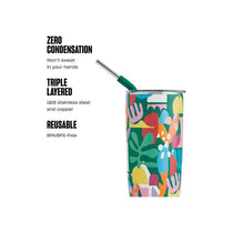 S'well Insulated Stainless Steel Tumbler With Lid And Straw 700ml Paper Cutouts
