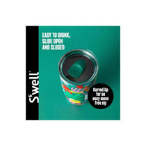 S'well Insulated Stainless Steel Tumbler With Lid And Straw 700ml Paper Cutouts