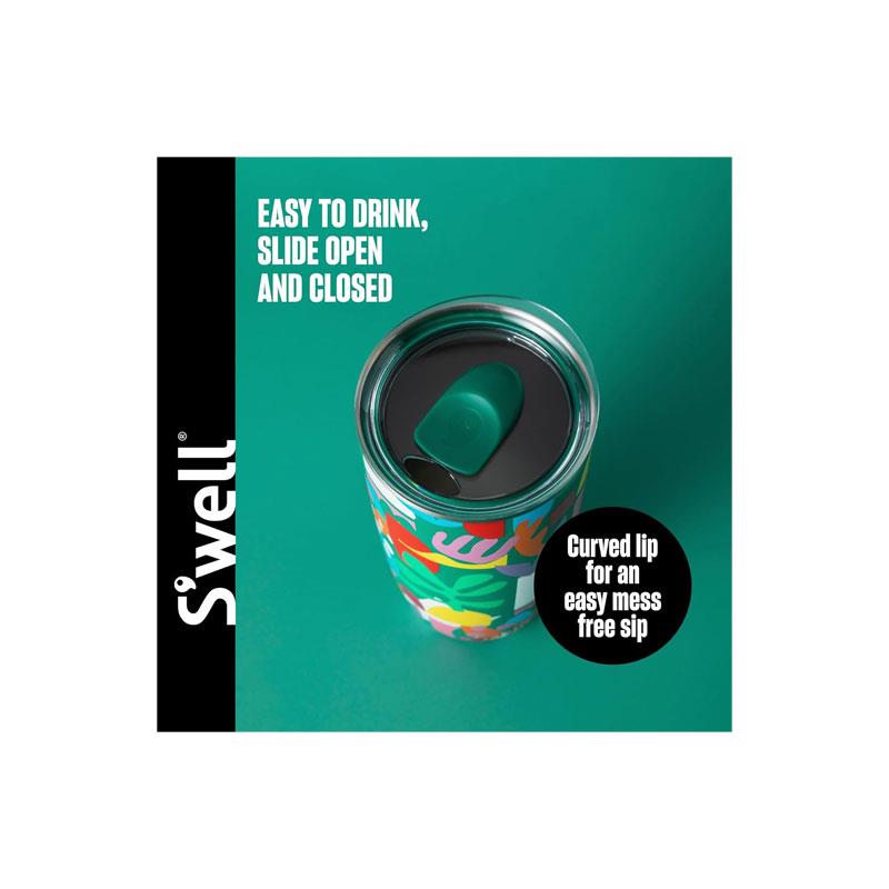 S'well Insulated Stainless Steel Tumbler With Lid And Straw 700ml Paper Cutouts