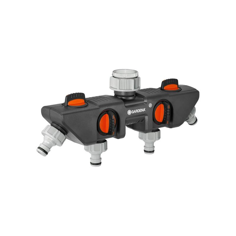 Gardena 4 Channel Water Distributor Connection Options On Tap Multicolour Main image