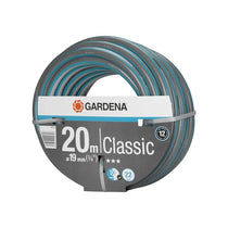 Gardena Classic Hose 19mm (3/4 Inch) 20m Universal Garden Hose 22 Bar Burst Pressure Hose Turquoise/Grey