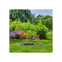 Gardena Oscillating Sprinkler AquaZoom S Adjustable Plastic Stainless Steel Black