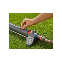 Gardena Oscillating Sprinkler AquaZoom S Adjustable Plastic Stainless Steel Black