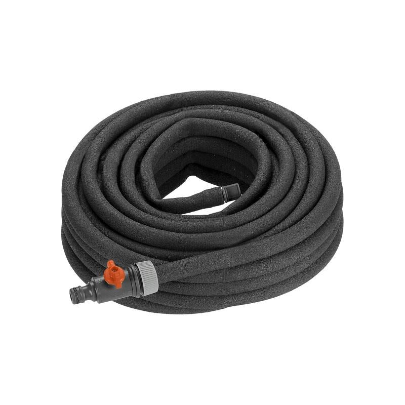 Gardena Soaker Hose Water-Saving Sprinkler Hose For Watering Plant Rows And Beds 15m Hose Length Black Main image