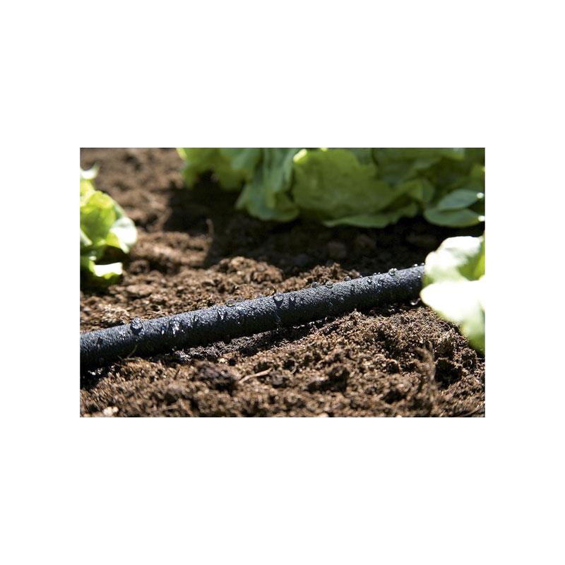 Gardena Soaker Hose Water-Saving Sprinkler Hose For Watering Plant Rows And Beds 15m Hose Length Black