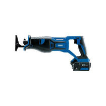 Draper D20 20V Brushless Reciprocating Saw 1 x 3.0Ah Battery And Fast Charger Blue/Black