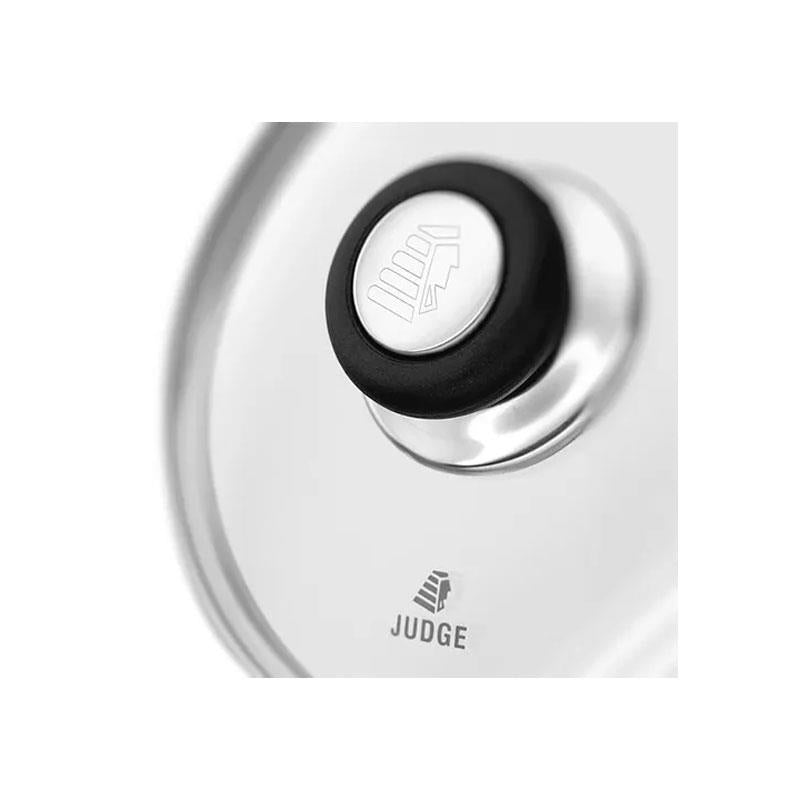 Judge Vista Glass Lid 28cm Spare Saucepan Lid Replacement Glass Lid For 12cm Pans Transparent