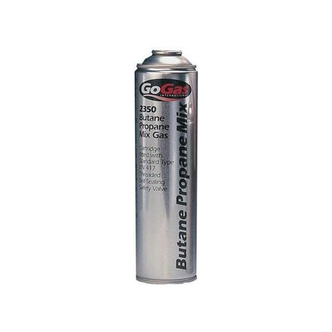 GoSystem 350g Butane Propane Gas Cartridge EN417 Threaded Camping Stove Fuel 70:30 Mix -15°C