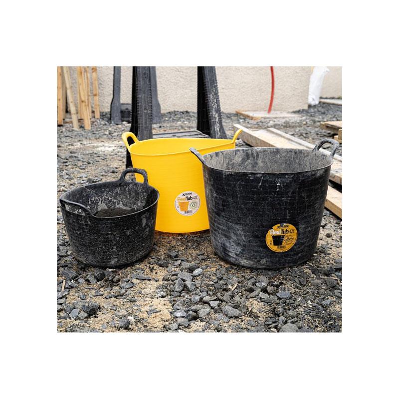 XTrade Flexi Tub Bucket 42 Litre Black Secondary image