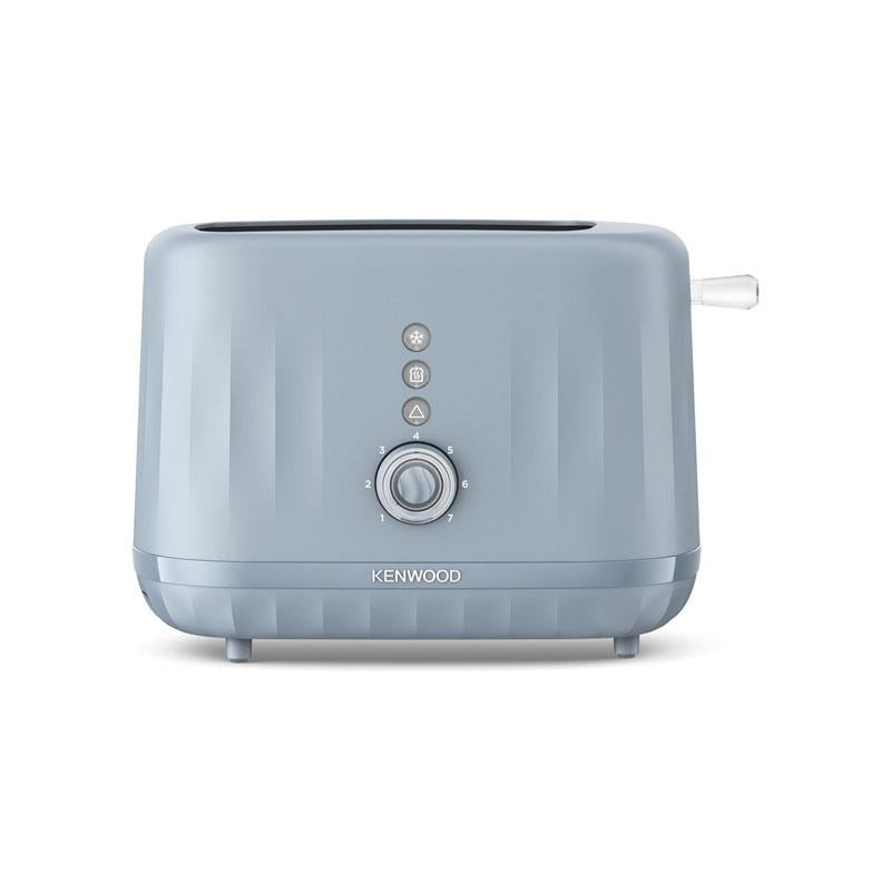 Kenwood Ripple 2 Slice Toaster With 7 Browning Settings Reheat Defrost Cancel Functions Pull Crumb Tray 850W Storm Blue