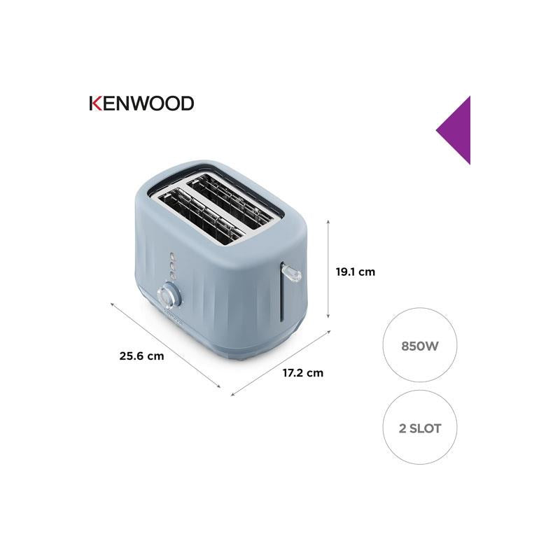 Kenwood Ripple 2 Slice Toaster With 7 Browning Settings Reheat Defrost Cancel Functions Pull Crumb Tray 850W Storm Blue Secondary image