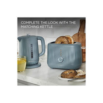 Kenwood Ripple 2 Slice Toaster With 7 Browning Settings Reheat Defrost Cancel Functions Pull Crumb Tray 850W Storm Blue
