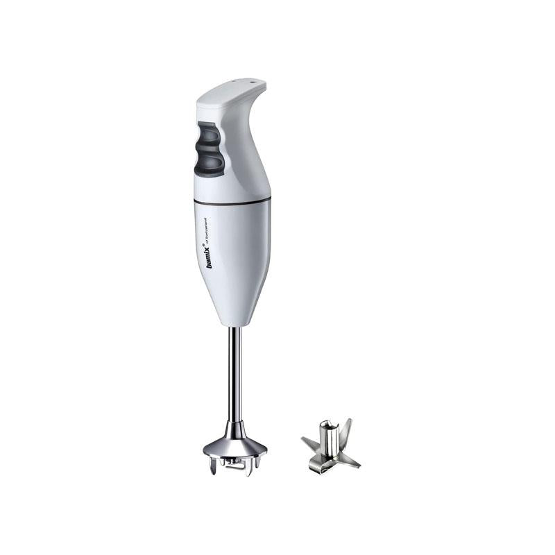 Bamix Classic Hand Held Stick Blender Food Processsor Multi-Purpose Stainless Steel Blades 2 Speeds 140W White Main image