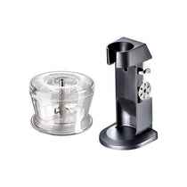 Bamix Deluxe Hand Held Stick Blender Food Processsor Multi-Purpose 2 Speeds 3 Stainless Steel Blades Grinder And Stand 200W White