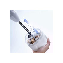 Bamix Processor For All Bamix Stick Blenders Grinder Attachment For Grinding Pureeing And Chopping Moist And Dry Food White/Transparent
