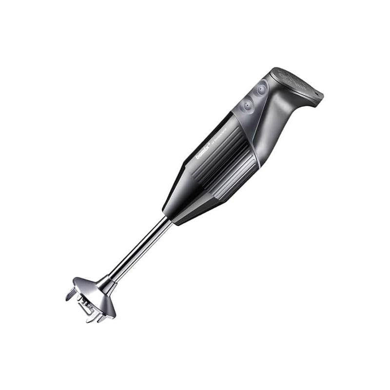 Bamix SwissLine Hand Held Stick Blender Food Processsor Multi-Purpose 2 Speeds 3 Stainless Steel Blades Processor 1000ml Jug With Lid And Stand 200W Black