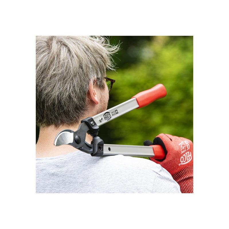 Felco 201-40 Loppers 40cm Large Curved Cutting Head 35mm Cut Silver/Red Secondary image