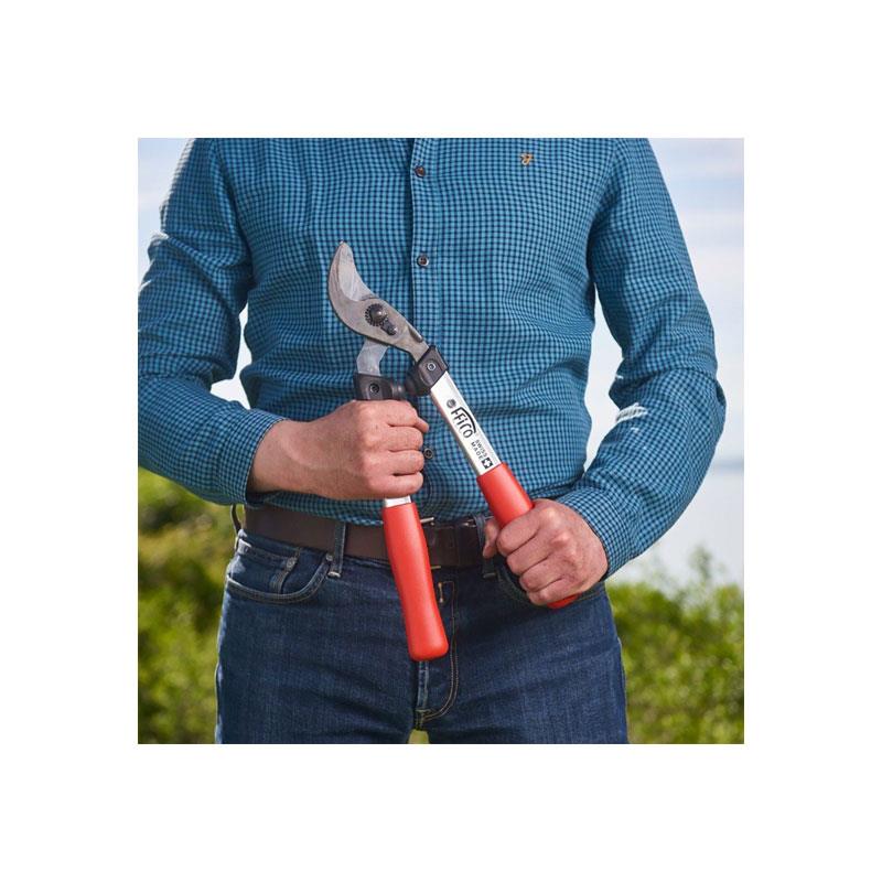 Felco 211-40 Loppers 40cm Large Curved Cutting Head 35mm Cut Silver/Red Secondary image