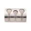 MasterClass Professional Triple Towel Holder Kitchen Roll Holder Stainless Steel Adhesive Mounting Silver