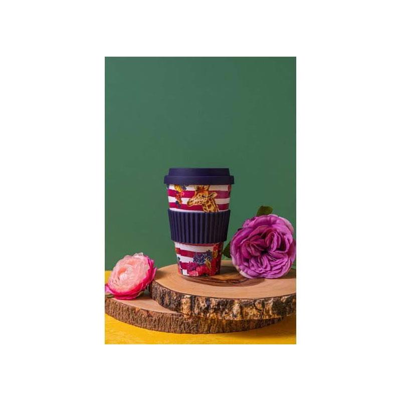 Mikasa Wild At Heart Giraffe Travel Mug 370ml Secondary image