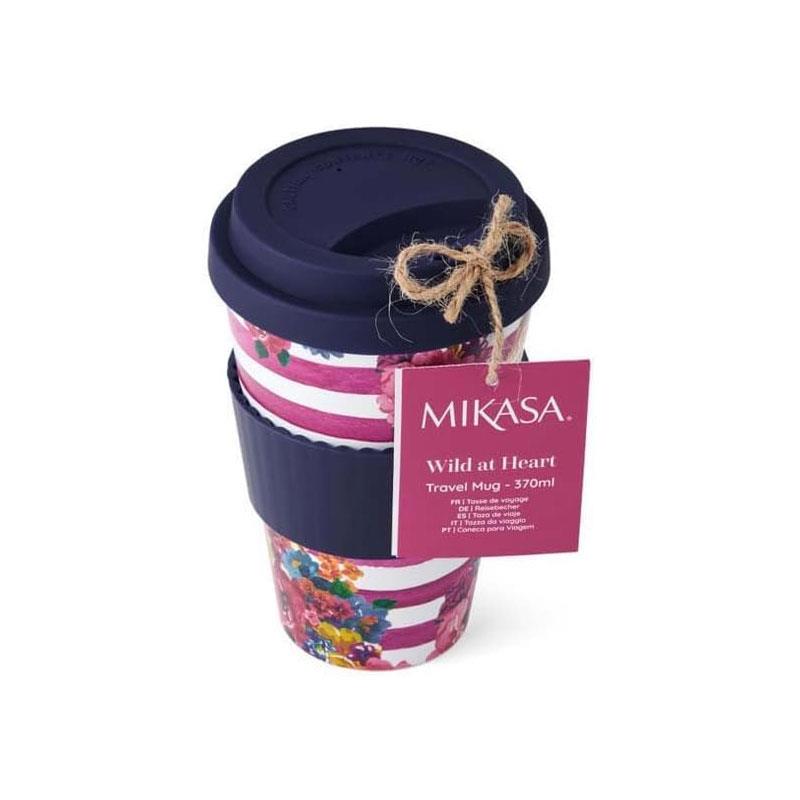 Mikasa Wild At Heart Giraffe Travel Mug 370ml