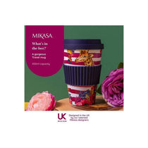 Mikasa Wild At Heart Giraffe Travel Mug 370ml