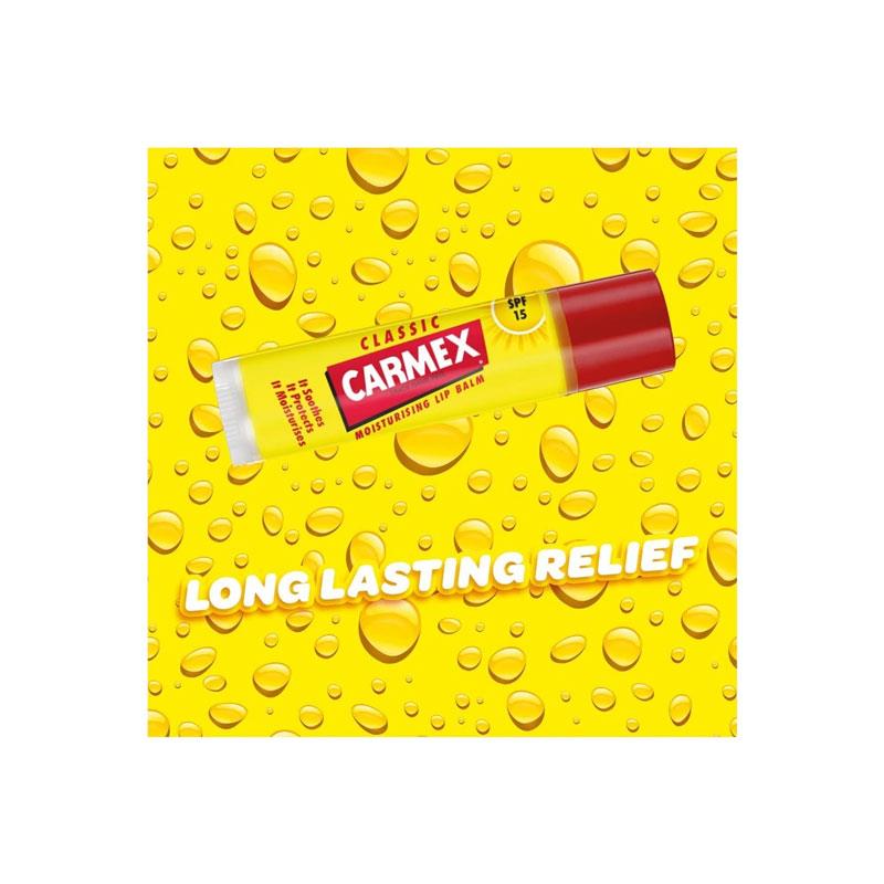 Carmex Classic Stick Ultra Moisturising Dry Chapped Lip Balm SPF15