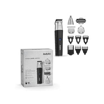 BaByliss Lithium Power 11-In-1 Multi-Trimmer Beard Trimmer Nose Hair Trimmer Cordless Grooming Kit Black/Grey