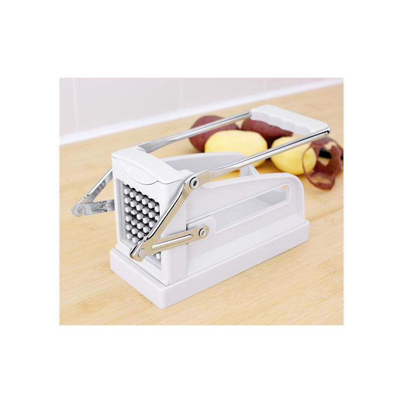 Judge Kitchen Potato Chipper French Fry Cutter With 2 Cutters White
