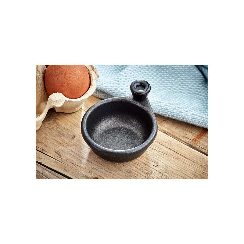 Judge Vista 4 Cup Egg Poacher 20cm Non-Stick Stainless Steel Frying Pan Vented Glass Lid Stay-Cool Handle Silver