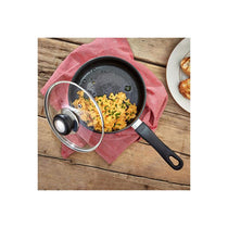 Judge Vista Saucepan 16cm With Shatterproof Vented Glass Lid Non-Stick Stainless Steel Medium 1 Litre Silver