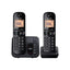 Panasonic Digital Cordless Answer Phone With Nuisance Calls Block 1.6 Inch Easy-To-Read Backlit Display Speakerphone Eco Mode Twin Black