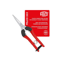 Felco Model 322 Snips 48mm Straight Chrome Coated Snipping Blade Silver/Red